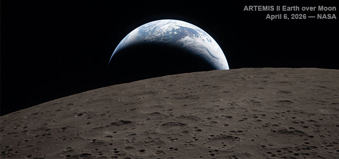 EARTH OVER MOON