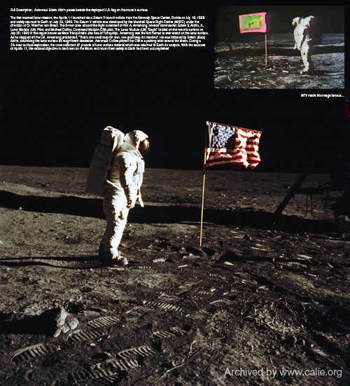 MTV AMERICAN FLAG ON MOON