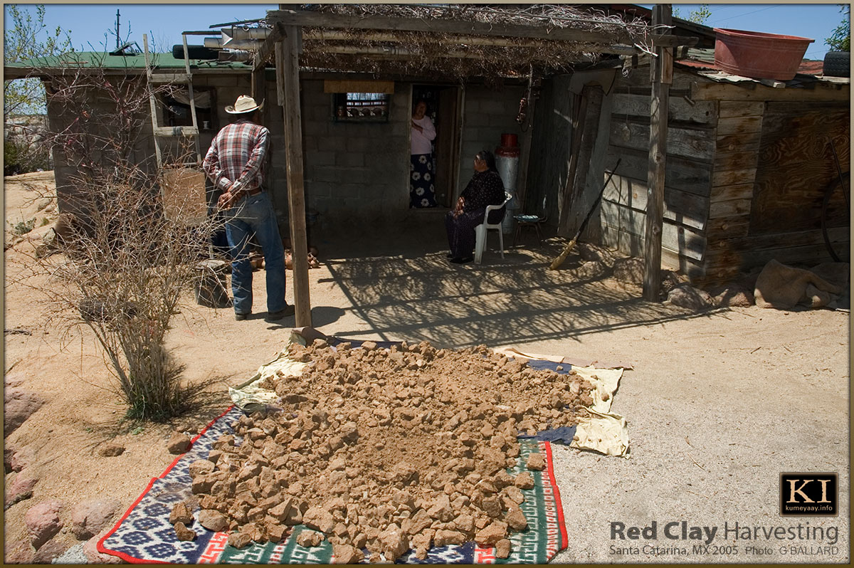 HARVESTED INDIAN RED CLAY DIRT