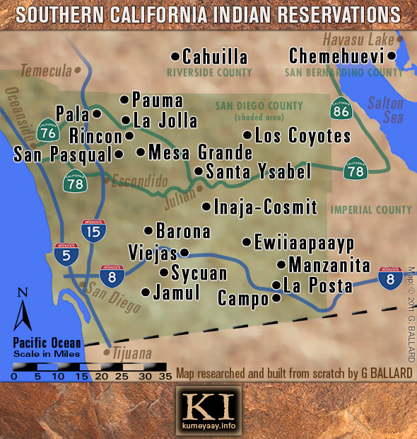 SOUTHERN CALIFORNIA TRIBES GUIDE MAPS