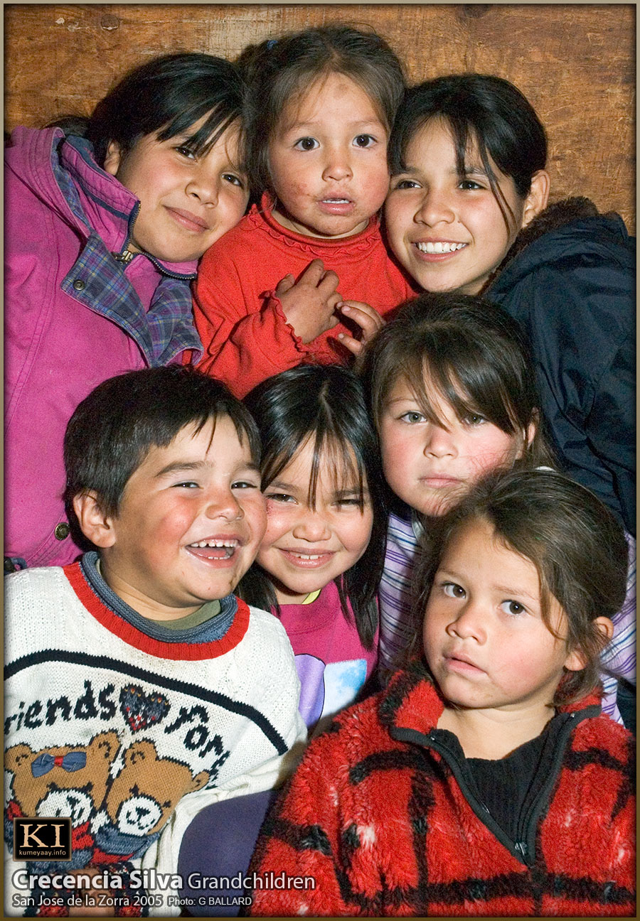 KUMIAI CHILDREN IN SAN JOSE DE LA ZORRA 2005