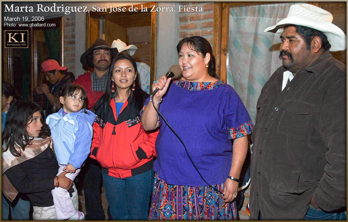 Marta Rodriguez, Kumeyaay Tribal Member