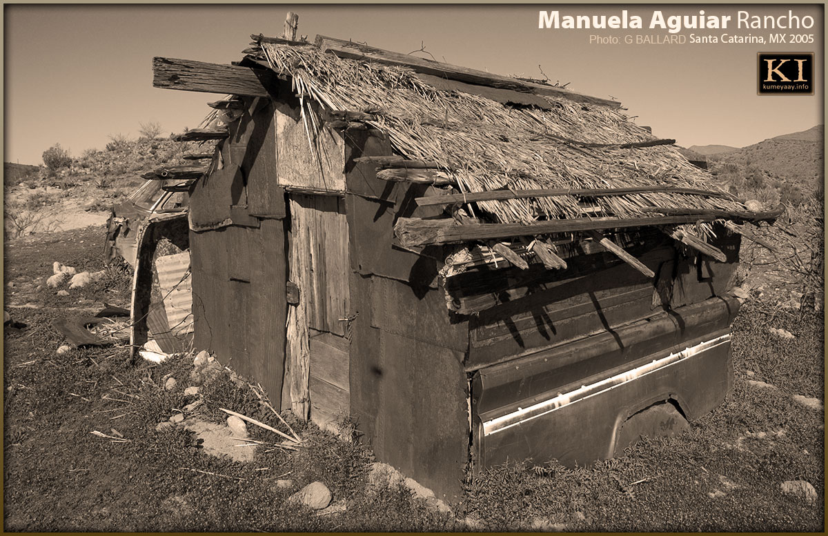 Ejido Indio shack made out of truck bed